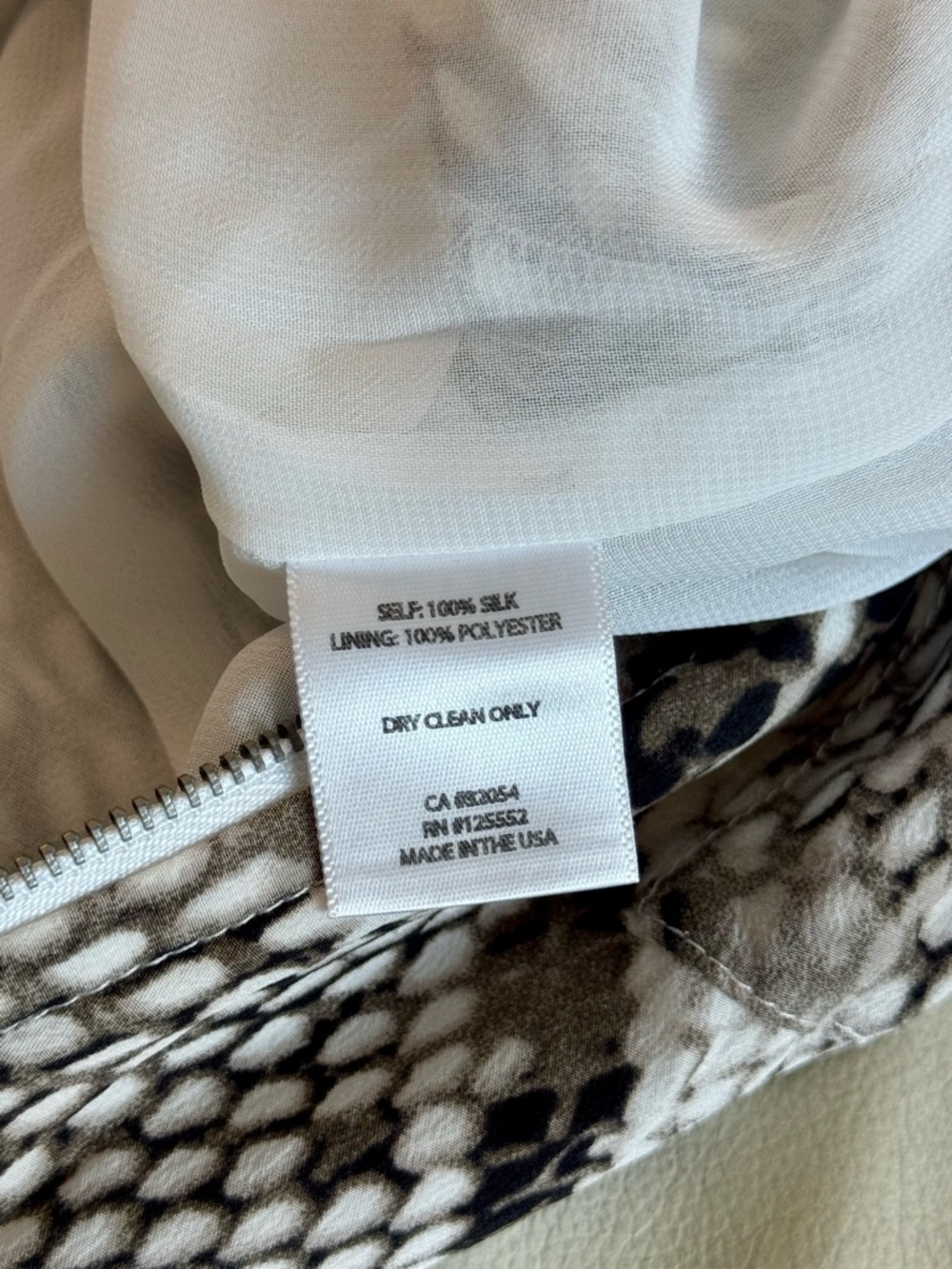 Laila & Savannah Neutral Snake-Print Bomber Jacket in Black, White & Tan - Picture 3 of 4
